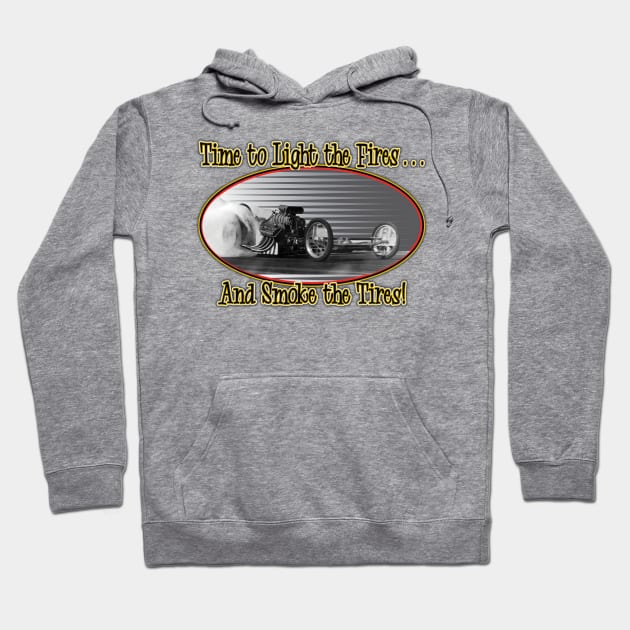 Smoke the tires Hoodie by Artslave Custom Car Art